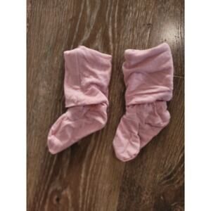 Boutique Baby‎ Bamboo Pink Socks Booties size 0-6 months #8